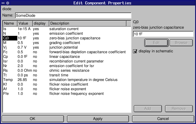 Component Properties