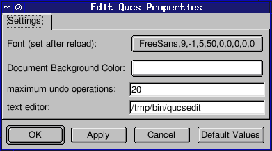 Qucs Properties