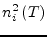 $\displaystyle n_i^2\left(T\right)$