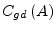 $\displaystyle C_{gd}\left(A\right)$