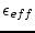 $ \epsilon_{eff}$